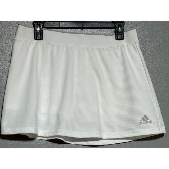New Adidas Aeroready White Golf/Tennis Skirt size Large Athletic Performance - Picture 1 of 5